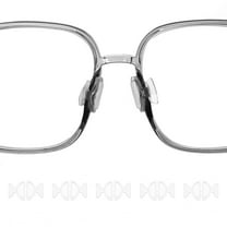 Uxcell 5 Pairs Eyeglass Nose Pads 3.5mm Glass Nose Grips Air Bag Butterfly Clear