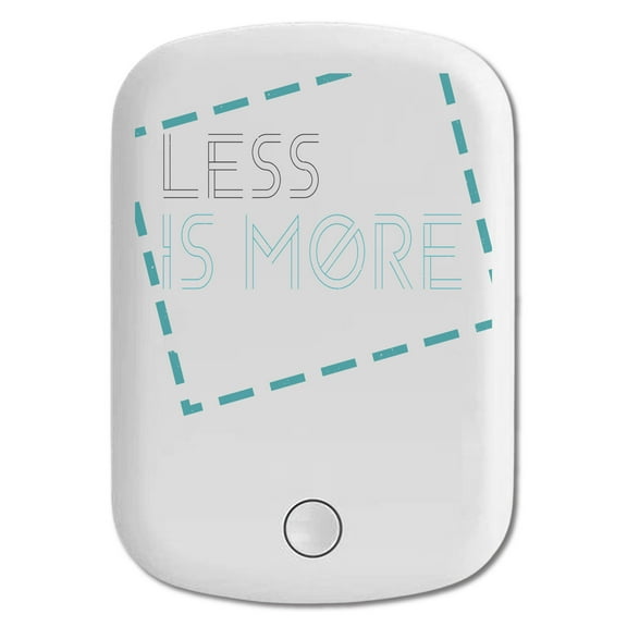 DistinctInk Magnetic Battery Pack, 5000 mAh Wireless Portable Charger with USB-C Cable, Compatible with MagSafe iPhone 14 / 13 / 12 Series - Less Is More