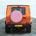 thumbnail image 6 of Goofa Cool Flamingos Pattern Universal Tire Cover for Jeep, SUV, Truck, and Trailer – Waterproof, UV-Resistant,Easy to Install, Fits 14"-17" Tires-14 inch, 6 of 6