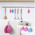 thumbnail image 5 of Manoplas de silicona para horno, 4 piezas (azul+rosa) Agarraderas de silicona para ollas de cocina, Agarraderas de silicona para ollas Mini manopla para horno Agarraderas resistent, 5 of 5
