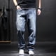 thumbnail image 4 of Pantalones vaqueros holgados de verano con bolsillos para hombre, ropa de trabajo, estilo grunge, estilo gótico, Y2k, años 2000, 4 of 5