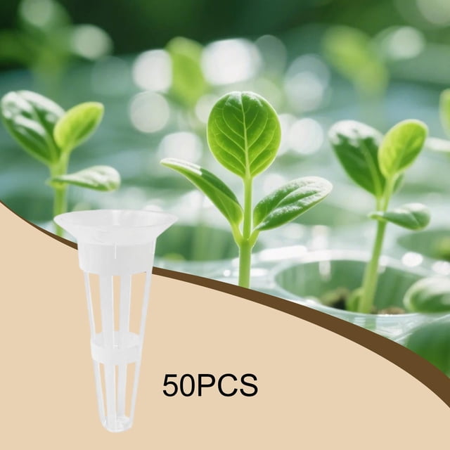 Juego de 50 piezas de cultivo hidropónico, suministros hidropónicos de repuesto para jardín, accesorios de bricolaje para frutas, cilantro y lechuga.