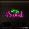 thumbnail image 4 of Craftnamesign Sweet Neon Sign, Candy Shop LED Sign, Sweet Store Decor, 4 of 4
