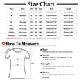 thumbnail image 5 of Birdeem Mode Femme Décontractée Manches Courtes Col en V Imprimé Lettre T-Shirt Blouse, 5 of 5