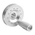 thumbnail image 2 of 1PCS Aluminum Alloy Lathe Hand Wheel Slide Handwheel Scale Hand Wheel 63.7mm, 2 of 10
