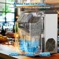 thumbnail image 6 of Advwin Nugget Ice Maker Machine Countertop, 44Lbs/24H, Self-Cleaning,  Home/Kitchen/Office, Silver, 6 of 6