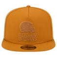 thumbnail image 2 of Men's New Era  Brown Cleveland Browns Color Pack A-Frame 59FIFTY Fitted Hat, 2 of 5