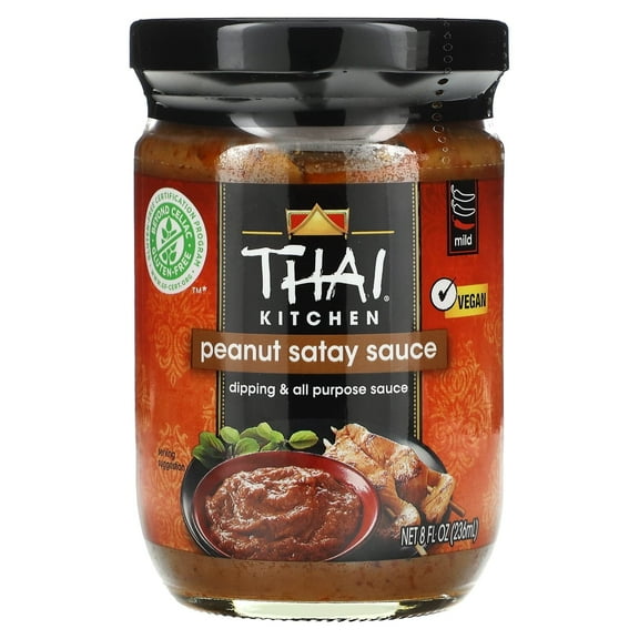 Thai Kitchen, Peanut Satay Sauce, Mild, 8 fl oz (236 ml) Pack of 2