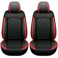 thumbnail image 7 of FANOTEK Black Red Waterproof PU Leather 5 Seat Covers for 2014 Ford F150, 7 of 7