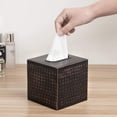 thumbnail image 4 of MyGift Antique Hammered Brushed Bronze Tone Metal Tissue Box Holder, 4 of 7