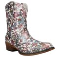 thumbnail image 2 of Roper Womens Ingrid Floral Snip Toe Cowboy  Ankle Boots, 2 of 5