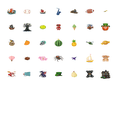 thumbnail image 2 of 35pcs-50pcs Funny Stickers Pirate Stickers Toy Stickers Food Stickers Nature Stickers for Laptops Notebooks Suitcases, 2 of 5