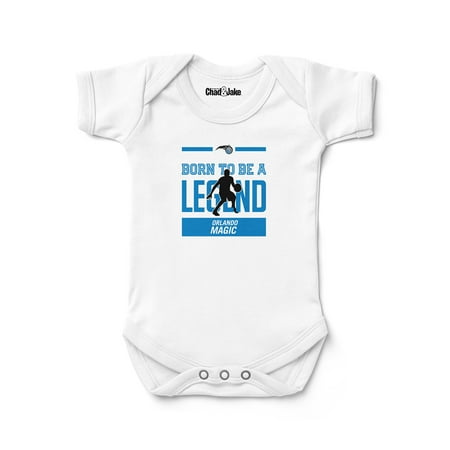 

Newborn & Infant Chad & Jake White Orlando Magic Legend Bodysuit