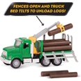thumbnail image 4 of DRIVEN by Battat – Micro Logging Truck – Toy Logging Truck with Lights, Sounds and Movable Parts, for Kids 4+, 4 of 5