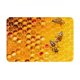 thumbnail image 1 of Balery Bees on Hive Honeycomb Felpudo de franela, resistente a las manchas y a la decoloración, para uso interior y exterior, fácil de limpiar, 40 x 60 cm, 1 of 7