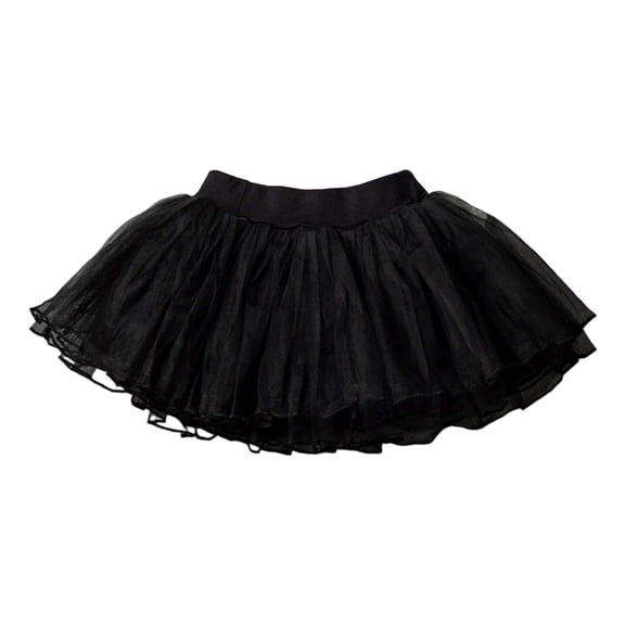 XAOFW Girls Skirts Ballet Dance Tutu Layered Flared Performance Toddler Kids Children Youth Elastic Waistband Ball Gown Stylish Breathable Evening Party Skirt