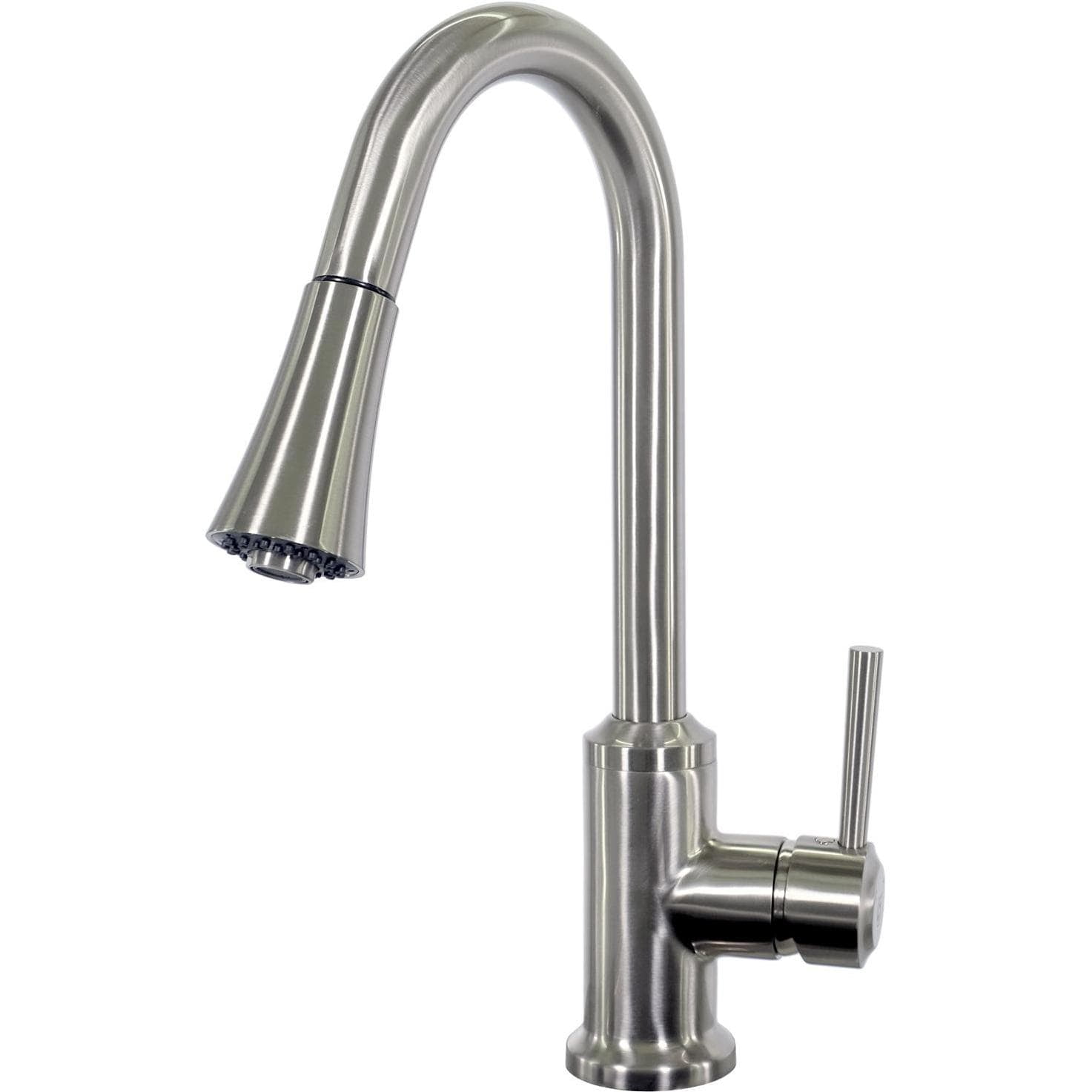 BBQGuys Signature Single Handle Pull-Down Gooseneck Hot/Cold Faucet