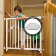 thumbnail image 3 of OULII 5pcs Wall Guard Protector White Rubber Wall Protection For Home Safety, 3 of 8