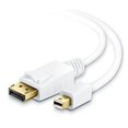 thumbnail image 1 of Cable Mini DisplayPort a DisplayPort de 1,8 m, color blanco, 1 of 2