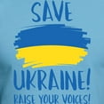 thumbnail image 3 of CafePress - Save Ukraine Raise Your Voices Fitted T Shirt - Fitted T-Shirt, Vintage Fit Soft Cotton Tee, 3 of 4
