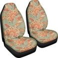 thumbnail image 3 of Xoenoiee Abstract Floral Print Universal Fit 2pc Front Seat Covers for Car Bucket Seat Cover Automotive Seat Cover Saddle Blanket for Car SUV & Truck Vans, 3 of 6