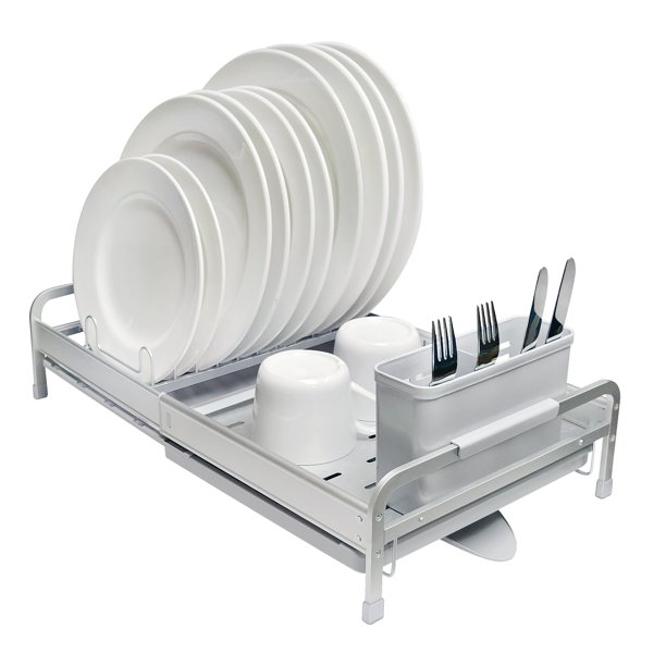 Real Home Deluxe Expandable Aluminum Dish Rack