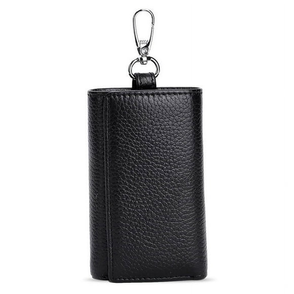 Key Holder Genuine Leather Key Pouch Key Case for Men and Women