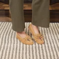 thumbnail image 4 of Minnetonka Women's Thunderbird Animikii Soft Leather Sole, Brown, Size 5.5, 4 of 9