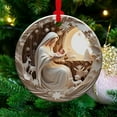 thumbnail image 3 of CREATITOY 2025 Christmas Jesus Acrylic 3D Visual Car Ornament Jesus Birth Blessing Plate Hanging Pendant Religious Decor for Car Rearview Mirror Christmas Tree Home Holiday, 3 of 6