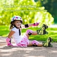 thumbnail image 4 of Quad Roller Skates for Girls and Women Size 5.5 Women Green Camo Outdoor Indoor and Rink Skating Classic Hightop Fashionable Design, 4 of 9