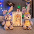 thumbnail image 2 of Figuritas de Stellalou de Disney de 35cm y 50cm, llavero colgante de juguete de felpa, muñeco de conejo vestido, regalo de conejo lindo, imprescindible para niñas y niños, 2 of 4