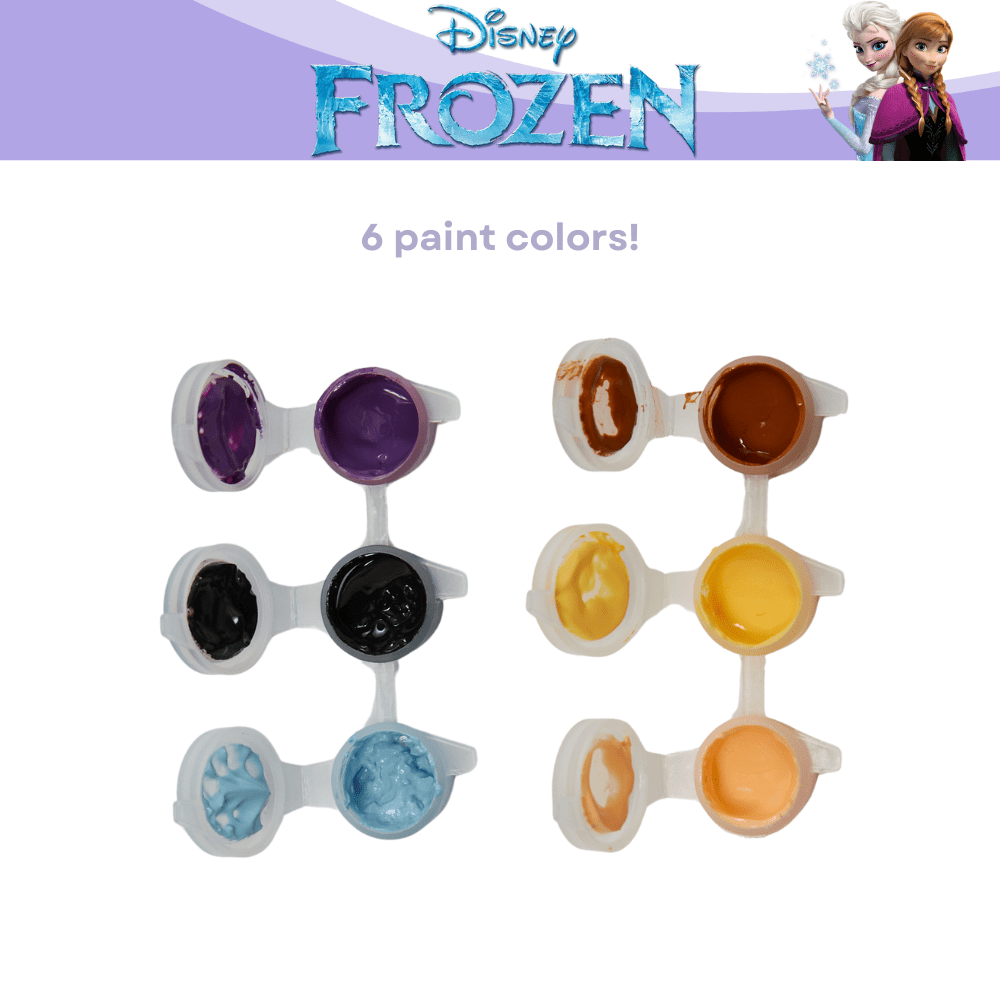 Disney Frozen Elsa Anna Figurines DIY Paint Set Arts and Crafts for Kids Age 6+