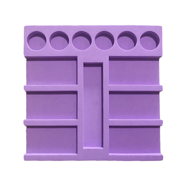 Juego de accesorios de pintura de diamantes Injueey Kit de herramientas organizador de arcilla Violeta estilo 1