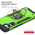 thumbnail image 5 of Xhy Samsung Galaxy A54 5G Case with Screen and Lens Protector and Magnetic Ring Kickstand Military Grade Double Layer Drop Protection Durable Detachable for Galaxy A54 5G Phone - Green, 5 of 9