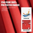 thumbnail image 2 of Crestlive Products 9x11FT Large Patio Cantilever Umbrella with Wheel Base, Rectangular Offset Outdoor Umbrella with Aluminum Frame for Pool Backyard Deck Garden, Red, 2 of 6