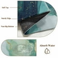 thumbnail image 6 of Large Area Rugs for Living Room Bedroom, Turquoise Marble 8'x10' Rug Washable Carpet Runner Indoor Outdoor, Modern Abstract Art Aesthetics Non Slip Floor Mats Rug for Kitchen, Patio, 6 of 8
