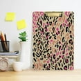 thumbnail image 6 of Coolnut Sexy Leopard Print Acrylic Clipboard with Low Profile Gold Metal Clip Standard A4 Letter Size Decorative Clipboards for Office,Jobsite,Medical,School, 6 of 7