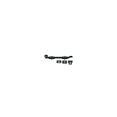 thumbnail image 2 of Deltana FPG1019 10" Surface Bolt with Offset; Heavy Duty; Black Finish, 2 of 2