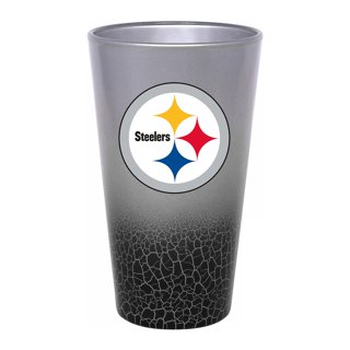 NFL Pittsburgh Steelers Football Helmet Cold Reactive Beer Pint 16 oz Glass