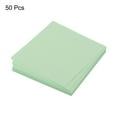 thumbnail image 3 of Uxcell Origami Paper Double Sided Sheet for Art Craft Project Beginner 50 Sheets Light Green 2x2 inch, 3 of 5