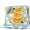 Blue, variant on Orange Slices Quilted Comforters Cooling Blanket Oversized King Size, Daisy Honeybee Polka Dots Yellow Purple Plaid Cold Comfort for Hot Sleepers Lightweight Air Conditioning Quilt Blanket for Bed