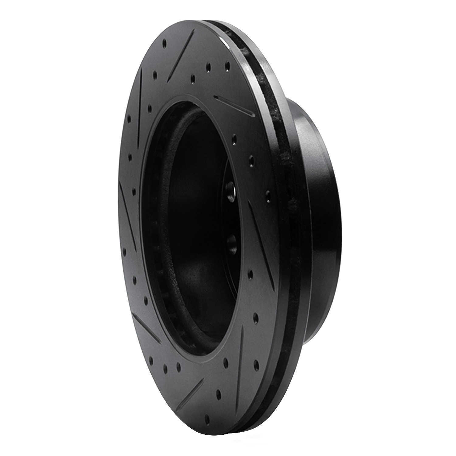 Dynamic Friction Company 633-40042R DFC Brake Rotor - Drilled And Slotted - Black