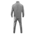 thumbnail image 3 of Men Full Zip Track Suit Set with Stand Collar Long Sleeve Jacket and Drawstring Waist Pants with Side Stripes Design, 3 of 3