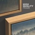 thumbnail image 4 of wall26 Framed Canvas Print Wall Art Set Sunlight Over Fir Tree Forest in Misty Valley Nature Wilderness Photography Realism Rustic Colorful for Living Room, Bedroom, Office - 24"x36"x3 Natu, 4 of 5