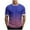 Blue, variant on ZCFZJW Mens Ombre Shirts Casual Summer Short Sleeve Gradient Color Print Crewneck Basic Workout T-Shirts Loose Soft Cotton Pullover Tops Navy L