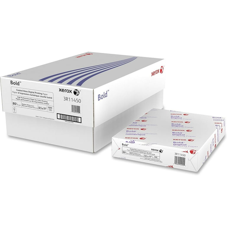 Xerox Premium Laser Printer Paper - Glossy Coated, Letter A Size