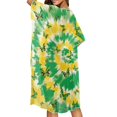thumbnail image 3 of HELLHERO Jamaican Butterfly Print Beach Kimono - Lightweight Breathable Swimsuit Cover Up | Flowy Vacation Style for Pool & Beach Trips, 3 of 5