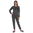thumbnail image 1 of Inkmeso Womens Nightwear Pajamas Set Sleepwear Long Sleeve Top With Pant, 1 of 8