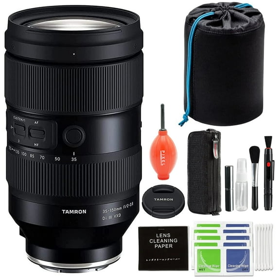 Tamron 35-150MM F/2-2.8 Di iii Vxd Lens for Sony E with Advanced Accessory and Travel Bundle