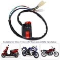 thumbnail image 3 of Manillar Universal De 22MM, Interruptor De Encendido Y Apagado Para Motocicleta, ATV, ABS Negro, 50cc-110cc, ATV De Cuatro Ejes, 3 of 7